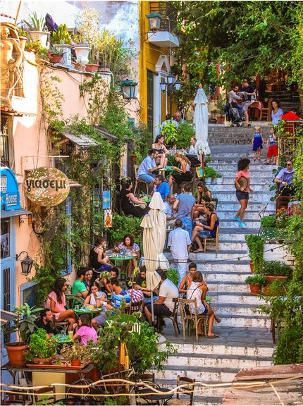 Picturesque street at Plaka