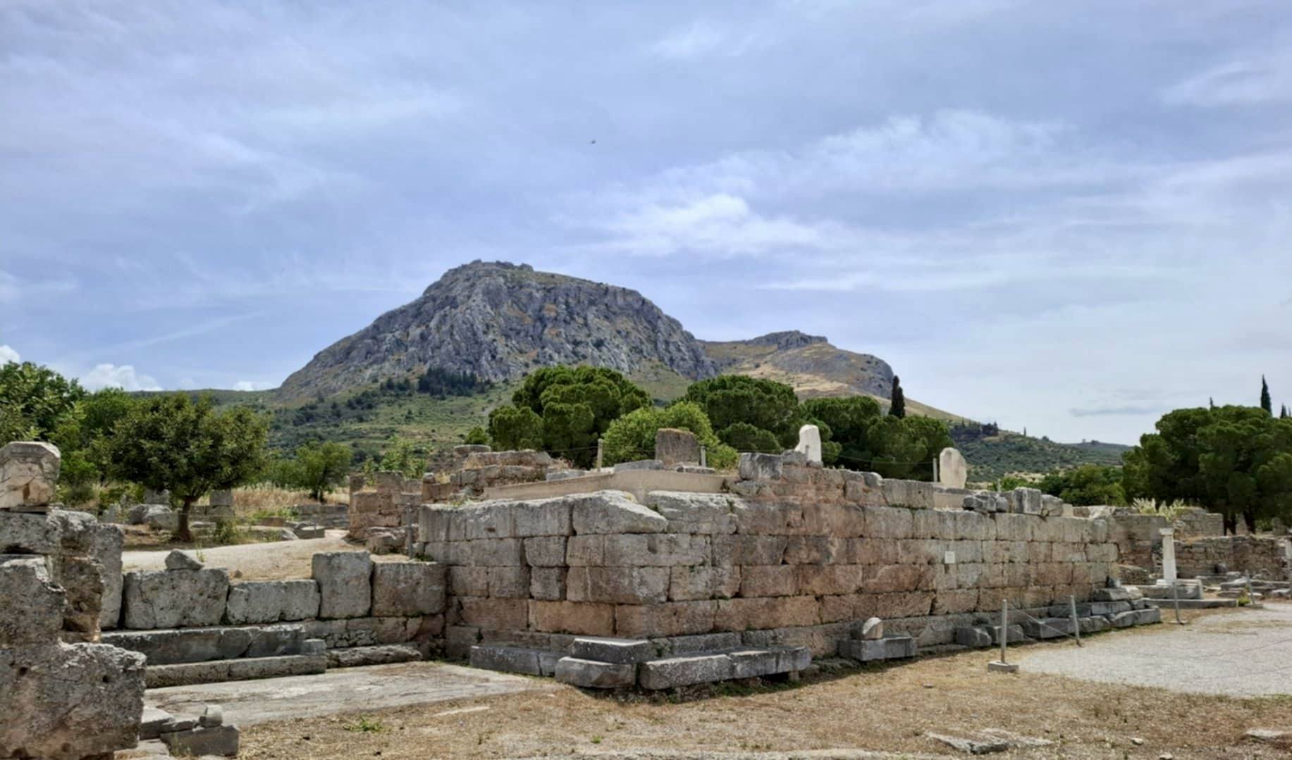 The judgement seat where Paul was lead Acts 18:12