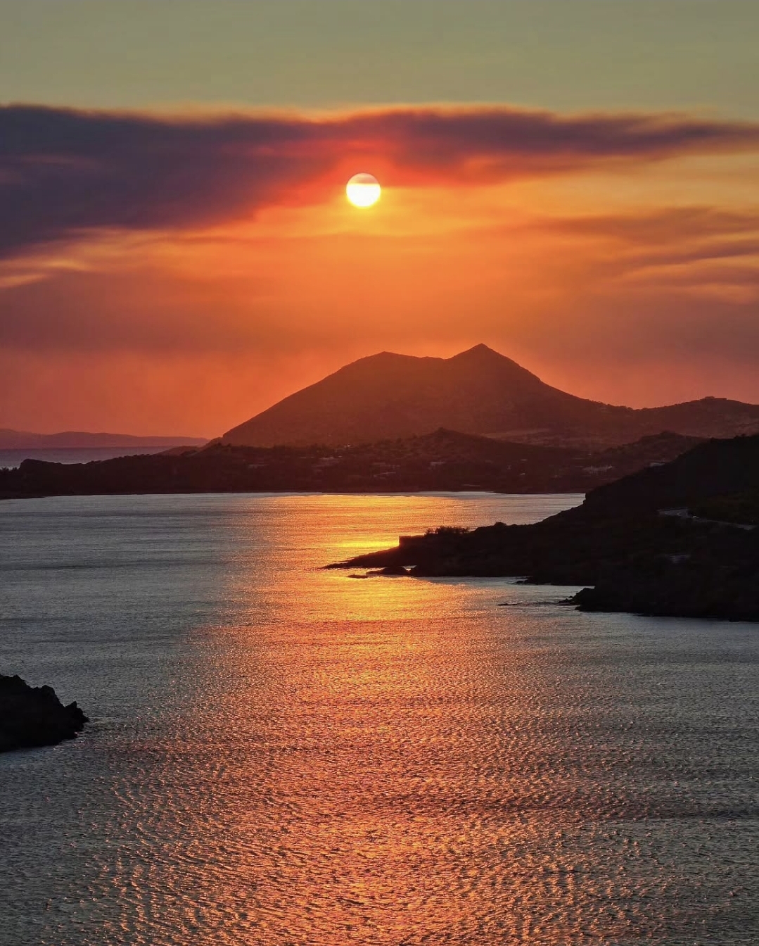 Sunset at Cape Sounion