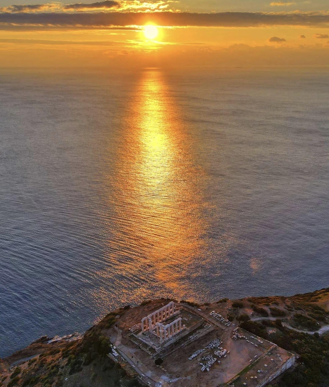 Sunset at the Temple of Poseidon